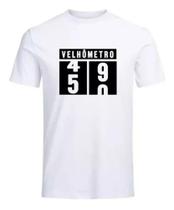 Camiseta Presente Engraçado 50 Anos Velhometro Camisa 50tão