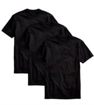 Camiseta preta 100% Algodão Masculina tamanho GG- 2 unidades