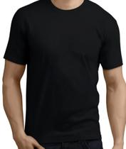 Camiseta preta 100% Algodão Masculina tamanho GG - Lynx