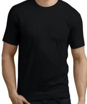 Camiseta preta 100% Algodão Masculina tamanho GG
