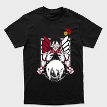 Camiseta preta Attack on Titan Eren Titã Asas da liberdade Tamanho:PPTecido:Drytec