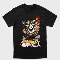 Camiseta preta Attack on Titan Titan Titan colossal Tamanho:MTecido:100% Algodão