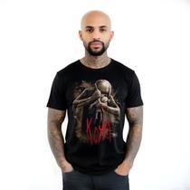 Camiseta Preta Banda Korn - Bomber - 100% Algodão