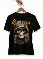 Camiseta Preta Banda Sabaton