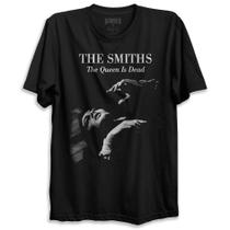 Camiseta Preta Banda The Smiths The Queen Is Dead Bomber Rock Camiseta Preta Banda The Smiths The Queen Is Dead Bomber Rock
