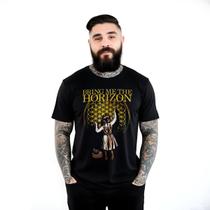 Camiseta Preta Bring Me The Horizon Bomber Camiseta Preta Bring Me The Horizon Bomber
