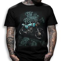 Camiseta Preta Custom CG Cafe Reacer Honda No Remorse Camiseta Preta Custom CG Cafe Reacer Honda No Remorse