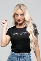Camiseta - Preta Estampada Camiseta - Preta Estampada