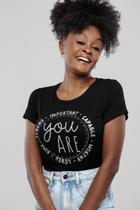Camiseta - Preta Estampada Camiseta - Preta Estampada