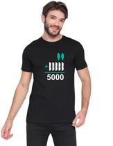 Camiseta Preta Gospel The Chosen 5 pães 2 peixes 2+5=5000