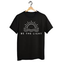 Camiseta Preta Infantil do 4 ao 16 Gospel Be The Light
