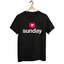 Camiseta Preta Infantil do 4 ao 16 Gospel Sunday