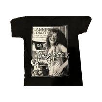 Camiseta Preta Janis Joplin Singer Unissex, Todos Os Tamanhos, Camisa Para Festival De Música Camiseta Preta Janis Joplin Singer Unissex, Todos Os Tamanhos, Camisa Para Festival De Música