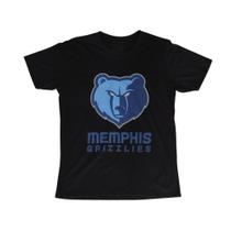 Camiseta Preta JRKT John Rocket Algodão Basquete Memphis Grizzlies