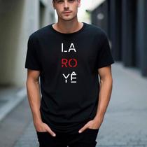 Camiseta Preta Laroyê Exú - Umbanda Candomblé - Unissex