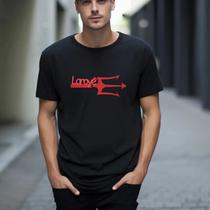 Camiseta Preta Laroyê tridente - Umbanda Candomblé - Unissex Camiseta Preta Laroyê tridente - Umbanda Candomblé - Unissex