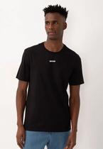 Camiseta Preta Lisa Básica Becker Masculina Gola Redonda 100% Algodão