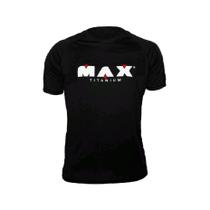 Camiseta Preta Max Titanium - Tamanho: P Camiseta Preta Max Titanium - Tamanho: P