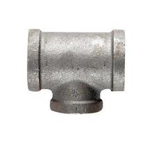 Camiseta preta para encaixe de tubulação de mangueira de 1 x 1" x 3/4"