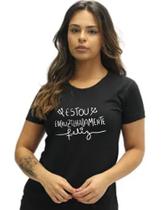 Camiseta Preta Umbanda Candomblé Exu Estou Encruzilhadamente