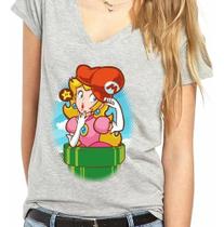 Camiseta Princesa Peach Mario Bros Camiseta Princesa Peach Mario Bros
