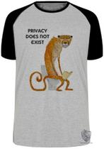 Camiseta Privacidade não existe Blusa Plus Size extra grande adulto ou infantil