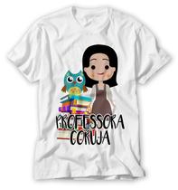 Camiseta professora coruja blusa dia dos professores coruja