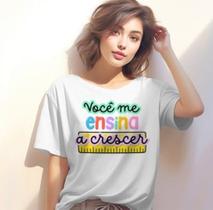 Camiseta professora varias estampas