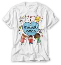 Camiseta Professores Educação Infantil Branca Feminina
