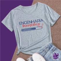 Camiseta Profissões Curso Engenharia Biomédica Estudante Universitário Camiseta Profissões Curso Engenharia Biomédica Estudante Universitário