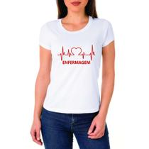 Camiseta Profissões - Enfermagem - Técnico Enfermagem - Enfermeira - Tshirt - Feminina - KOUPES