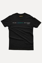Camiseta Programador Declare Variáveis não Guerras Nerd Chic