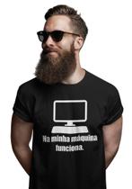 Camiseta Programador Desenvolvedor Linguagem Java Php Phyto Preta