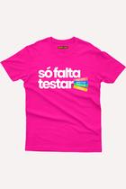 Camiseta Programador - Só falta testar o código - Nerd Chic