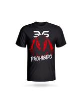 Camiseta Prohibido Preta - 3VS Nutrition