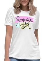 Camiseta promovida a titia camisa tia presente surpresa