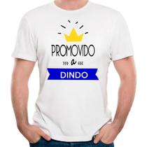 Camiseta promovido a dindo camisa padrinho presente