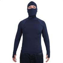 Camiseta Proteção Solar Uv Camisa Segunda Pele Touca Ninja Balaclava Térmica