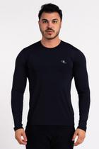 Camiseta Proteção Solar UV DRY Manga Longa Masculina Preta