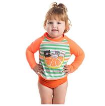 Camiseta Proteção Solar UV Infantil Roupa Praia Termica