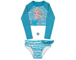 Camiseta proteção uv+calcinha infantil personagem-licenciado Camiseta proteção uv+calcinha infantil personagem-licenciado