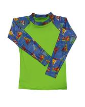 Camiseta proteção UV infantil menino raglan 0 a 16 anos
