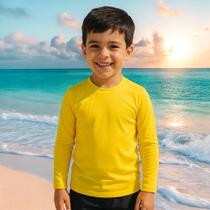 Camiseta Proteção UV Térmica Solar Manga Longa Infantil PLT 353 Camiseta Proteção UV Térmica Solar Manga Longa Infantil PLT 353