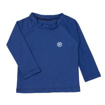 Camiseta proteção UV50+ infantil marinho manga longa