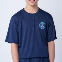 Camiseta PSG Dry Fit Infantil Licenciada Balboa Azul Camiseta PSG Dry Fit Infantil Licenciada Balboa Azul