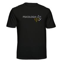 Camiseta Psicologia Psicologo Estudo dos Processos Mentais Cor:PretaTamanho:M