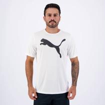 Camiseta Puma Active Big Logo Branca e Preta