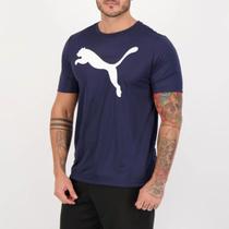 Camiseta Puma Active Big Logo Masculina - Marinho