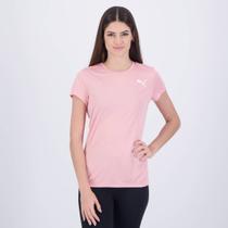 Camiseta Puma Active Logo Feminina Rosa