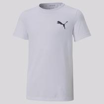 Camiseta Puma Active Small Logo Juvenil Branca